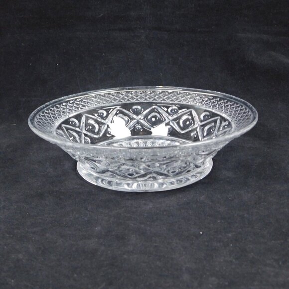 2 Imperial Glass Cape Cod Clear Flared Bowl 6.75" Pressed Cereal Soup Serving - Picture 6 of 12